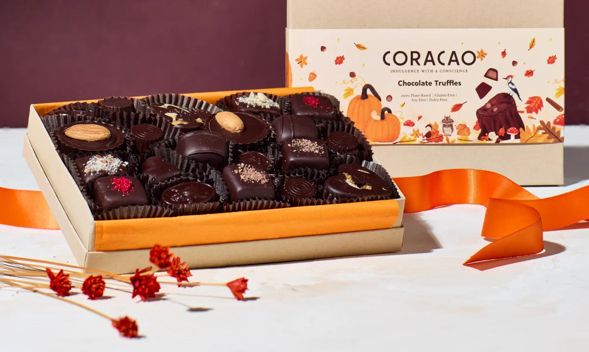 Black and Orange Halloween Candy from Coracao Confections