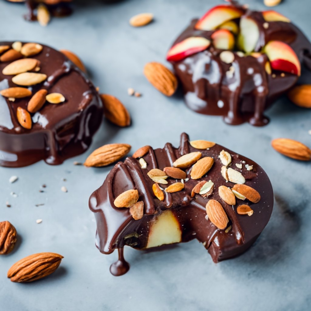 Unveiling a Healthy Halloween Treat: Dark Chocolate-Covered Apple Slices!