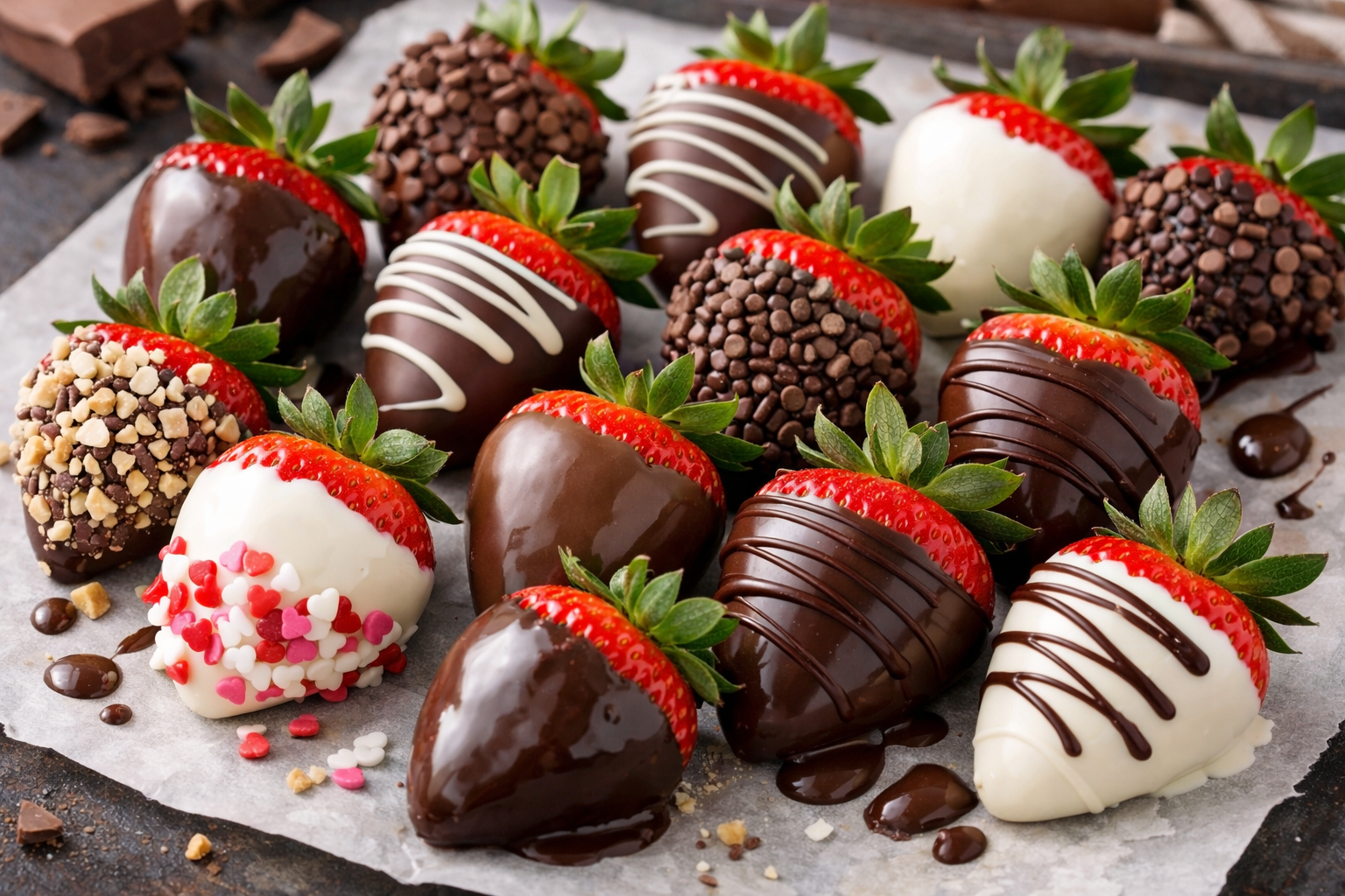 vegan chocolate covered strawberries