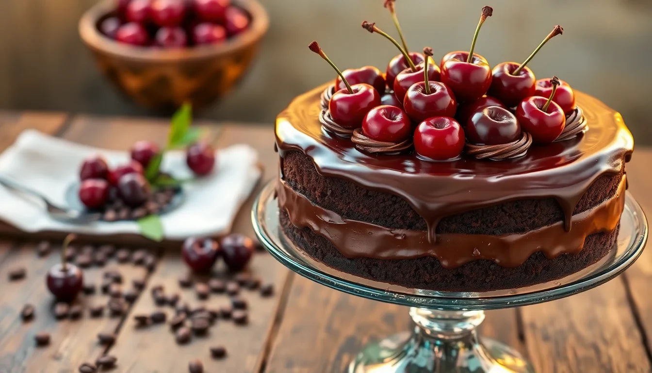 Chocolate Cherry Cake: A Decadent Delight