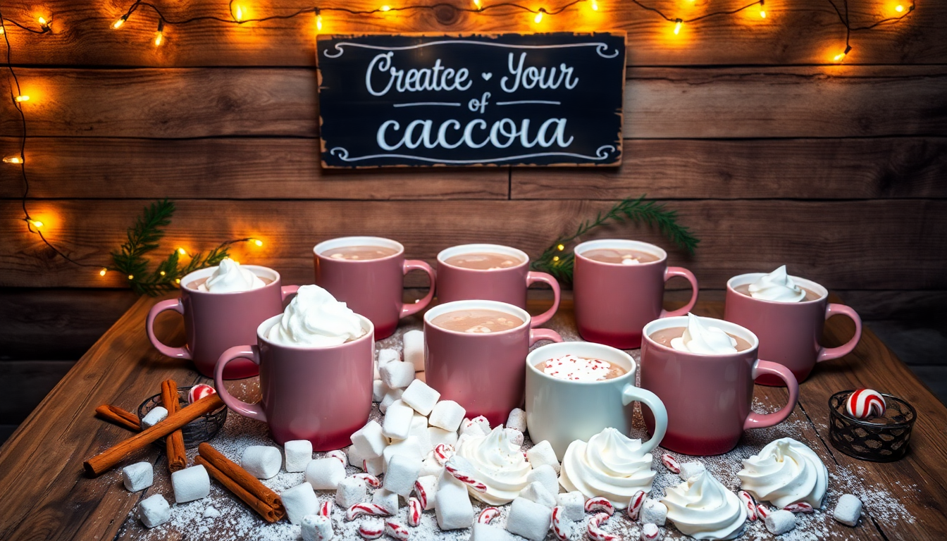 The Magic of a Hot Cocoa Bar - a chocolate maker's guide from Coracao Confections