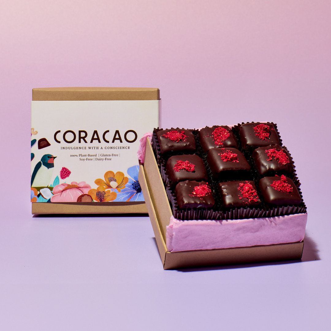 Raspberry Fudge Truffles