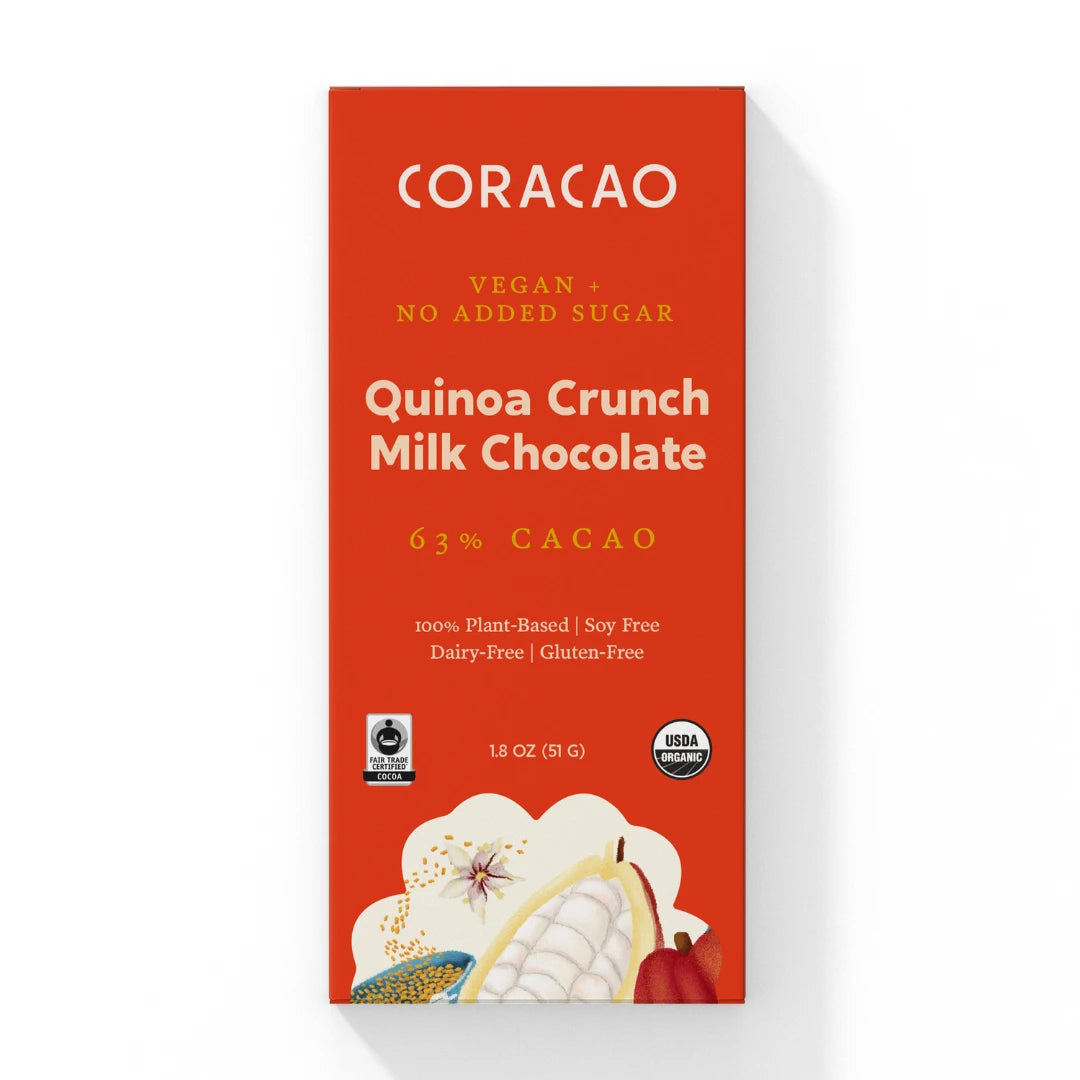 Quinoa Crunch Sugar Free Milk Chocolate (Case of 12)