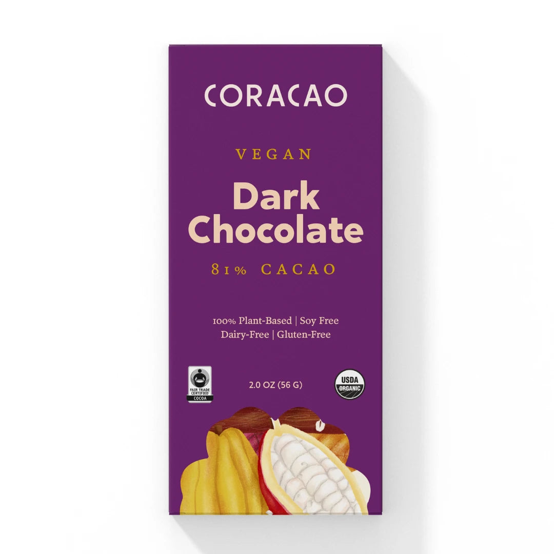 Vegan Dark Chocolate - 81% Coracao Confections