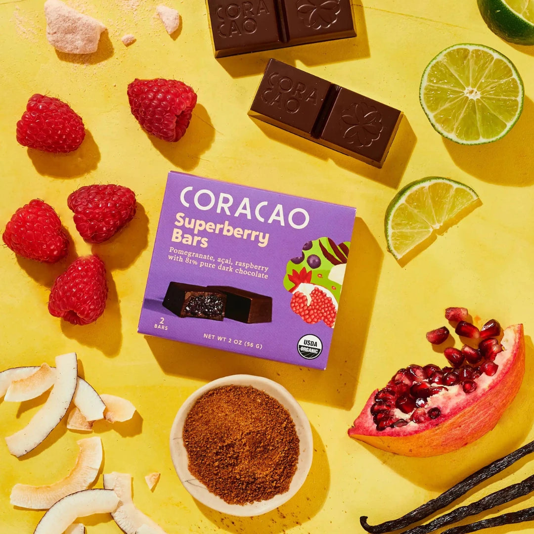 Superberry Vegan Chocolate Bars