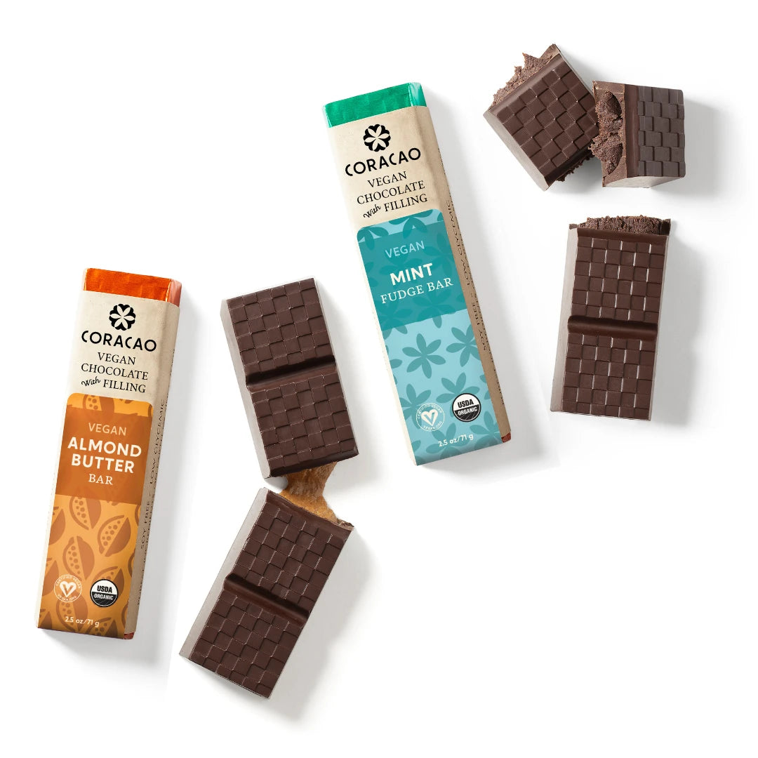 Filled Chocolate Bar Sampler (2.5 oz units - 12 per Case)