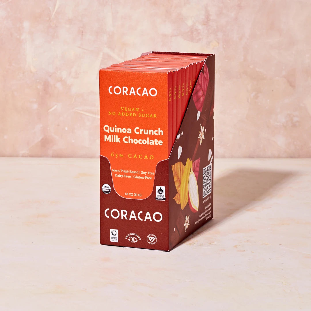 Quinoa Crunch Sugar Free Milk Chocolate (Case of 12)
