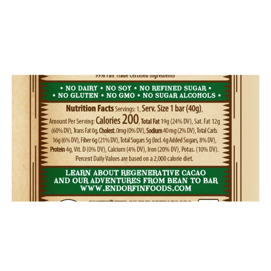 Dark & Salty Chocolate Bar 82% Cacao