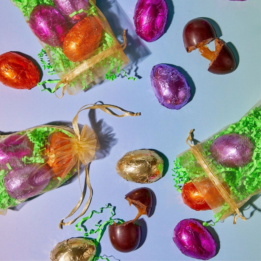 3 Vegan Filled Chocolate Eggs