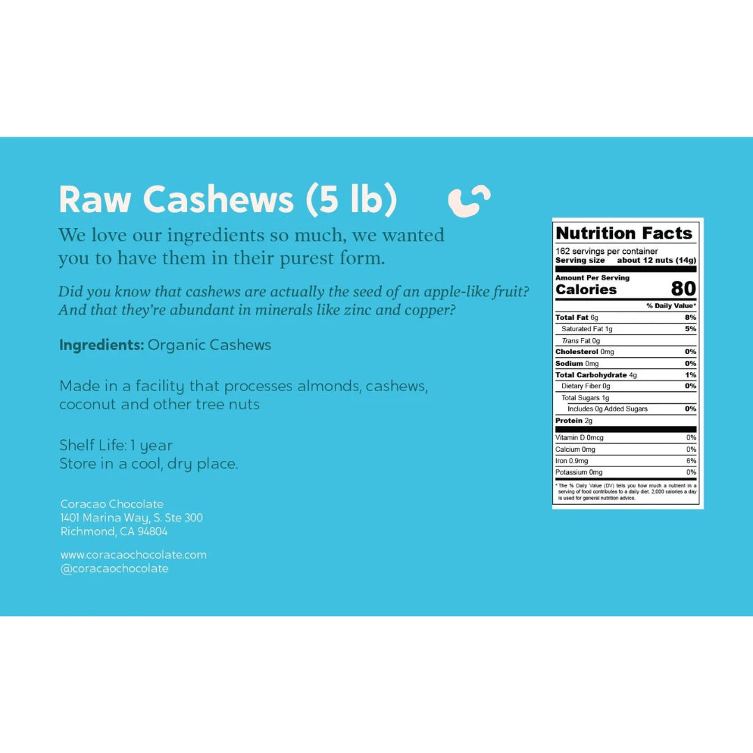 Raw Cashews - Bulk