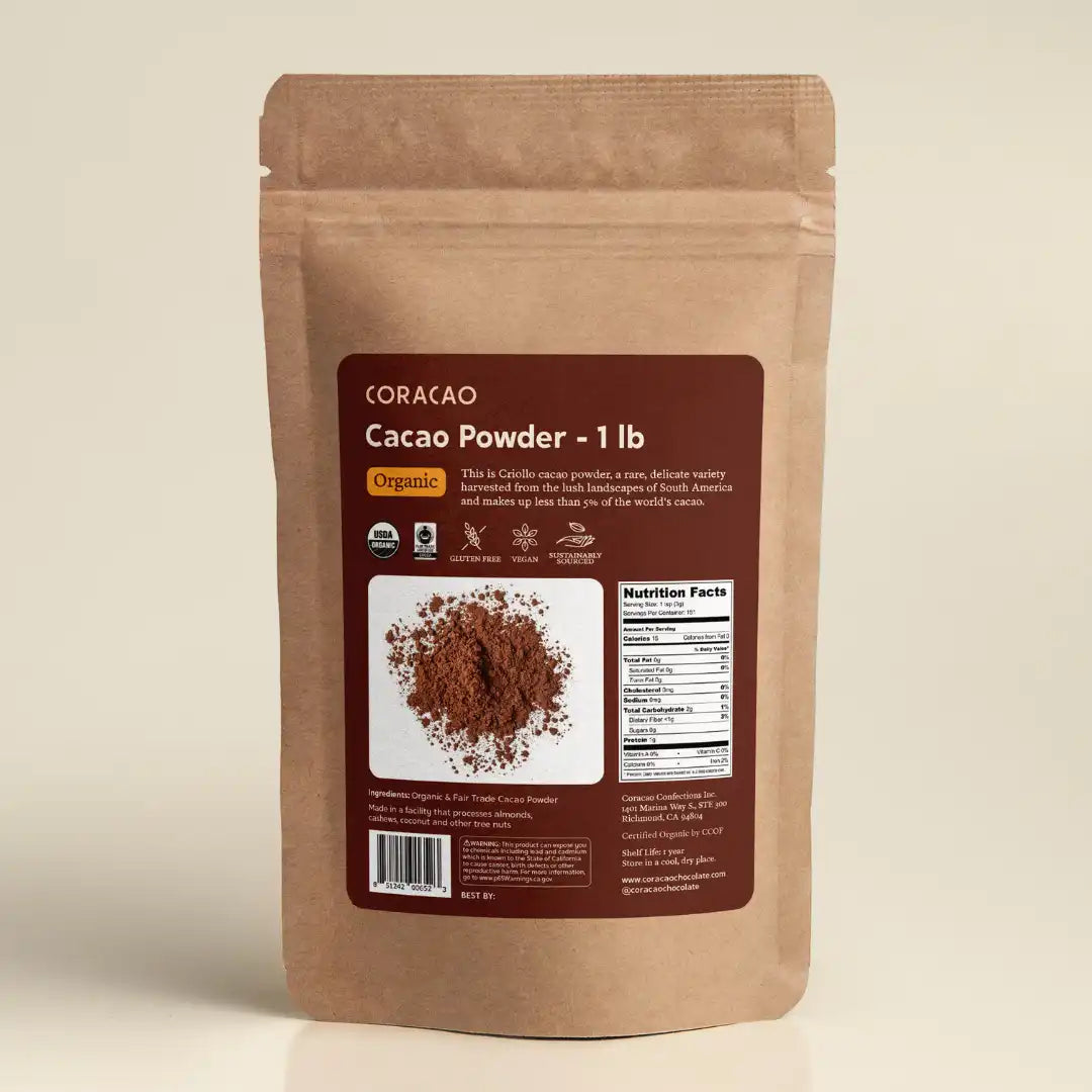 Organic Cacao Powder – Rich, sustainable, and perfect for health-conscious indulgence.