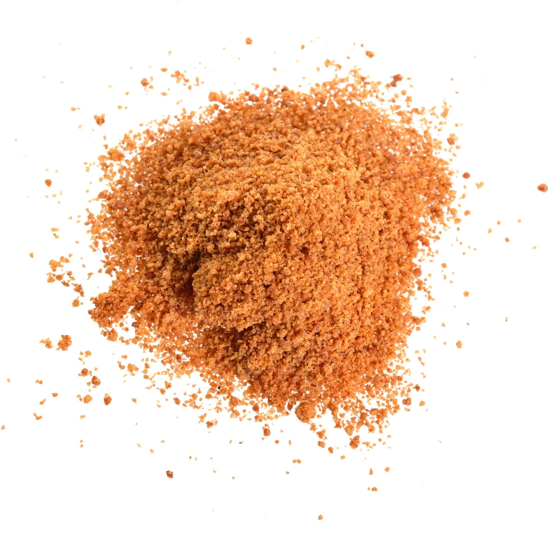 Sweeten your dishes with Coracao Organic Coconut Sugar – unrefined, sustainable, and perfect for baking.