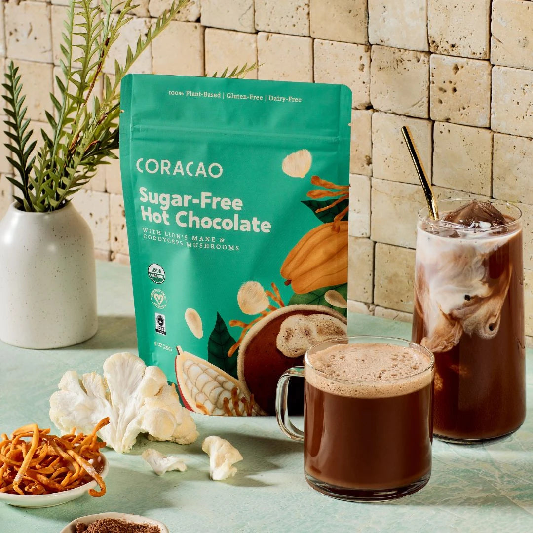 Vegan Mushroom Hot Chocolate – 14 servings of delicious, wellness-boosting hot chocolate.