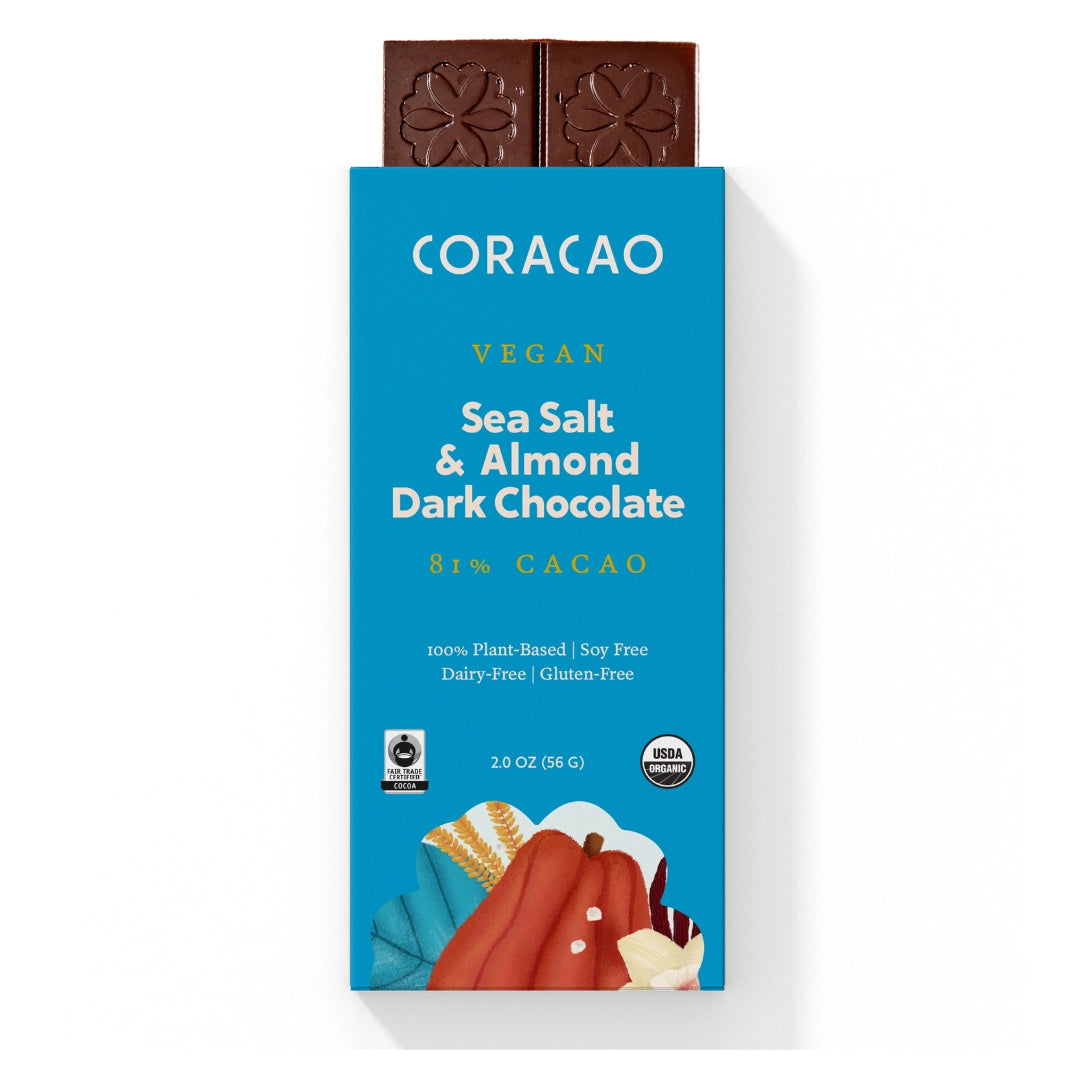 Sea Salt & Almond Vegan Chocolate 81%