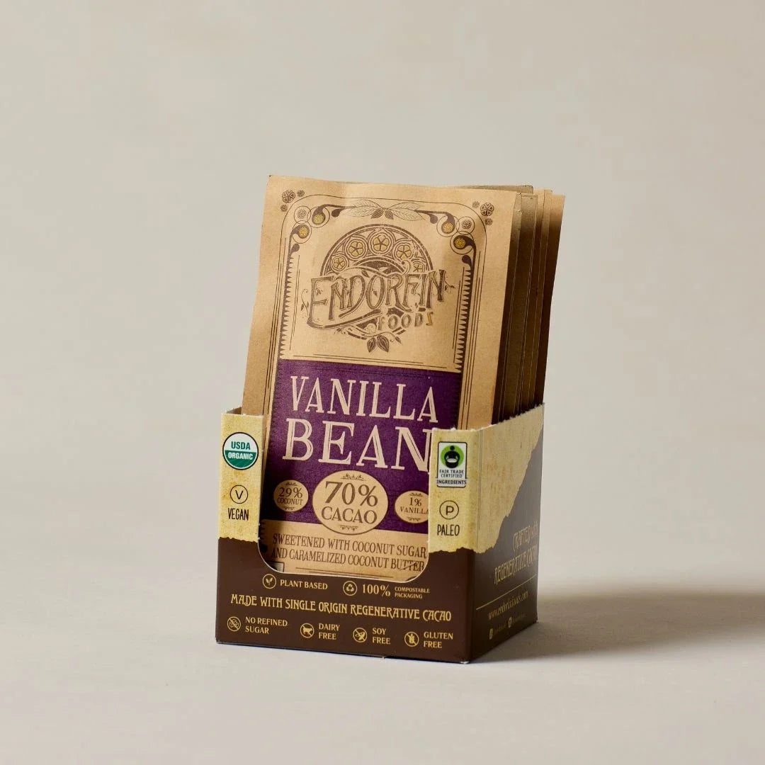 Vanilla Bean Chocolate Bar 70% Cacao