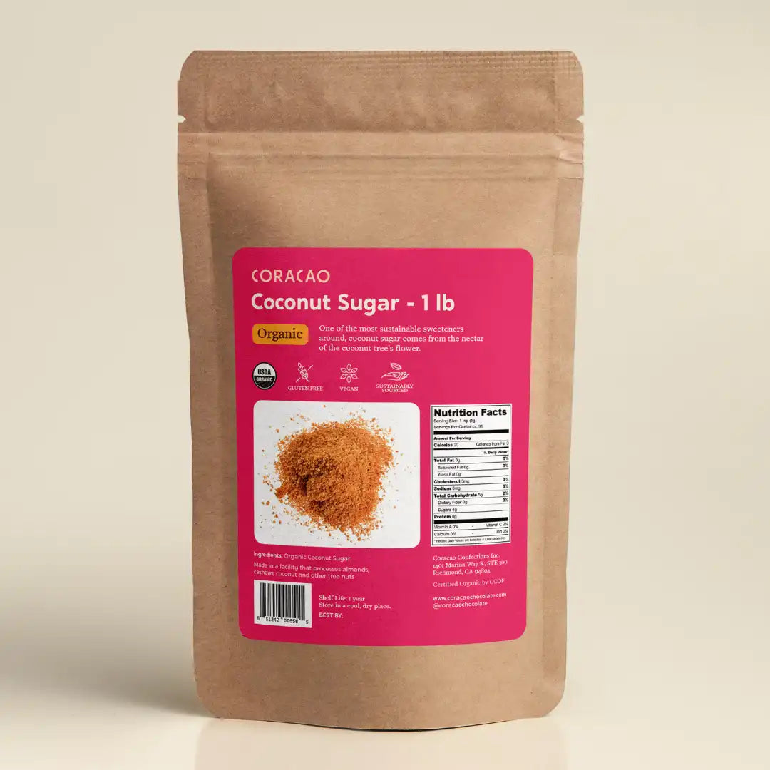 Organic Coconut Sugar – A rich, natural sweetener with caramel-like flavor for healthier recipes.
