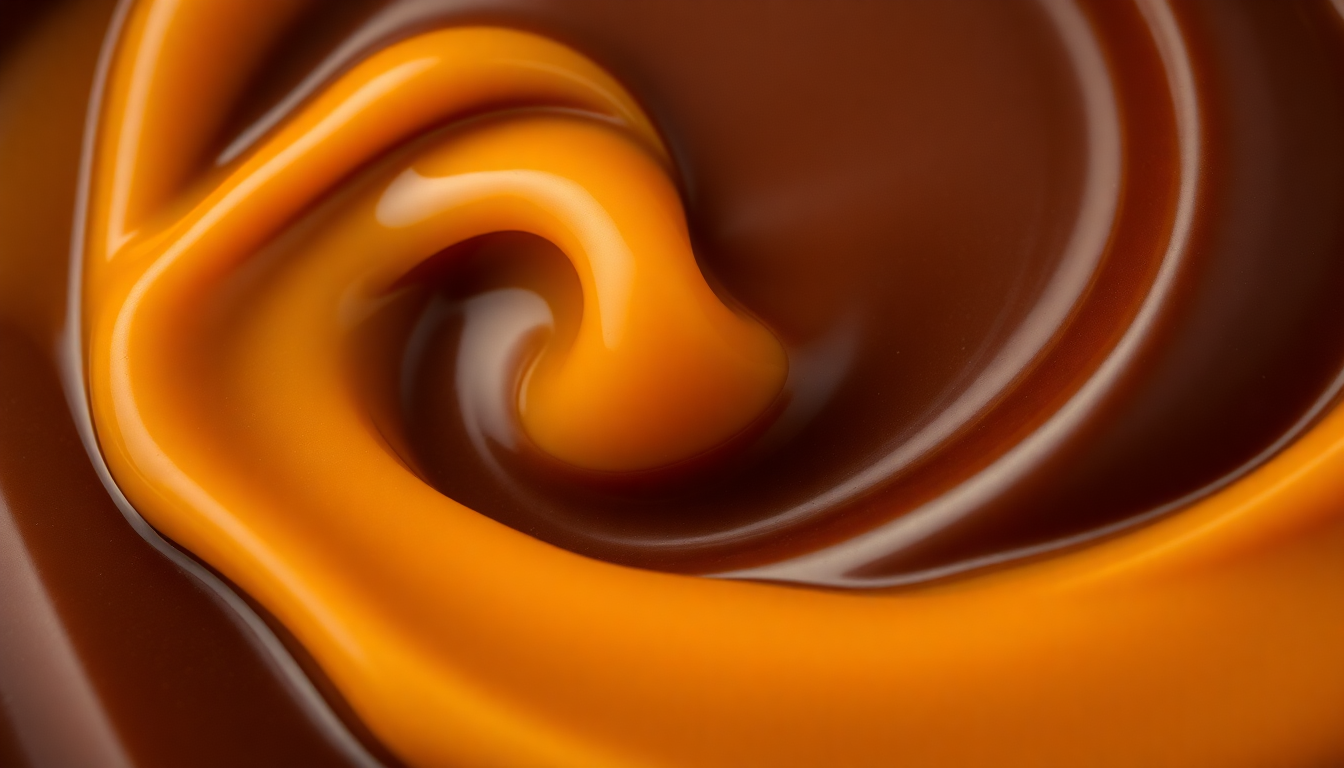 Caramel with Chocolate Candy: A Sweet Delight