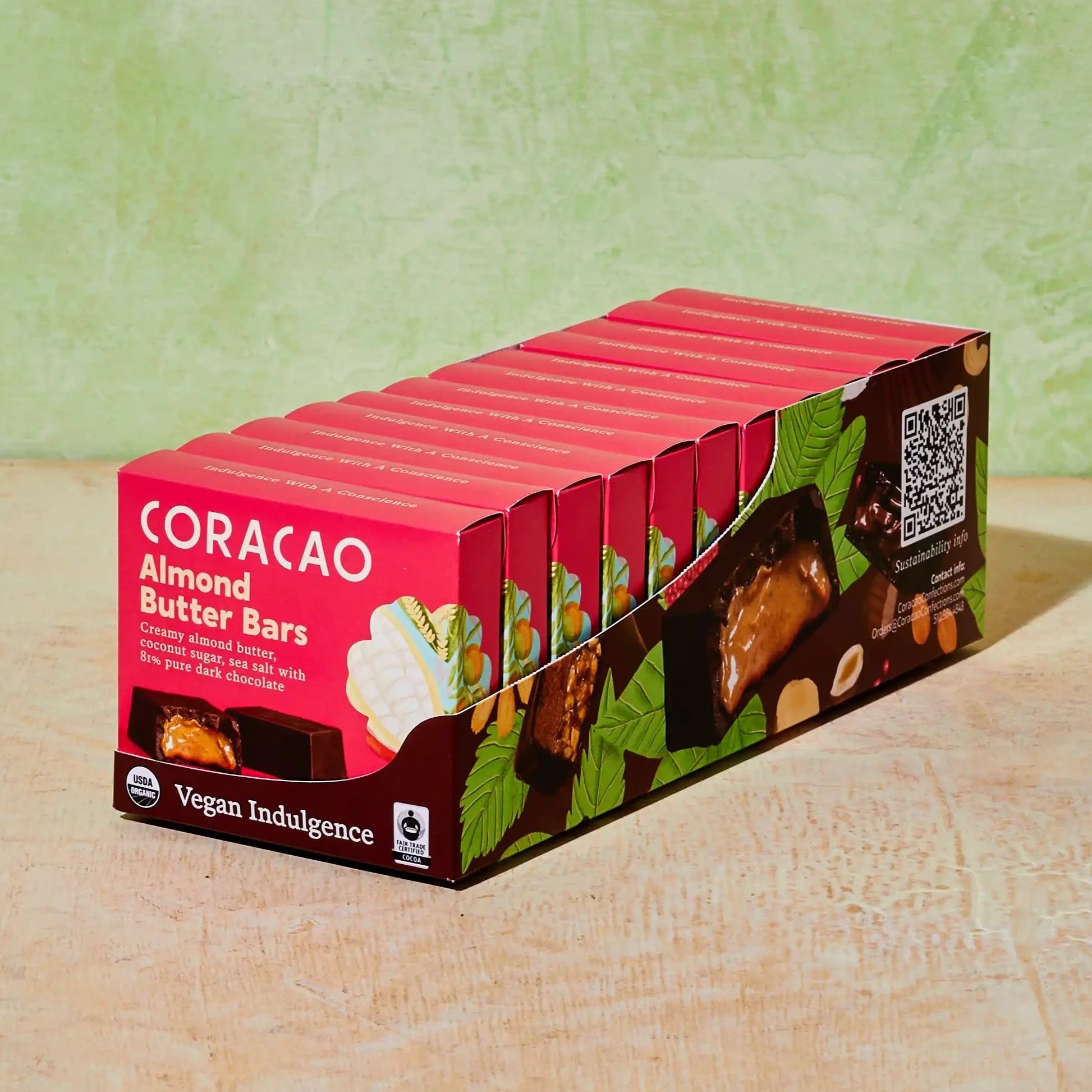 Almond Butter Vegan Chocolate Bars (Case of 12)