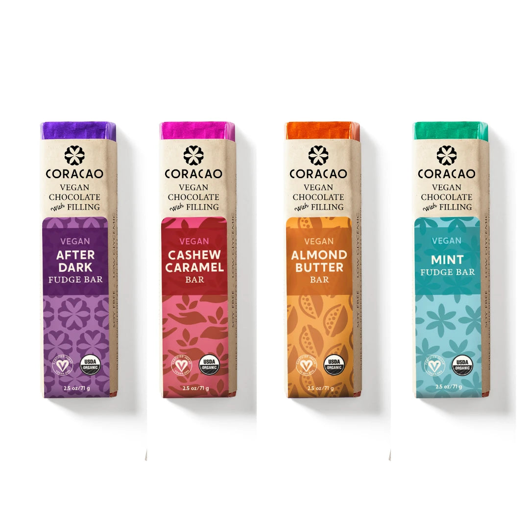 Filled Chocolate Bar Sampler (2.5 oz units - 12 per Case)