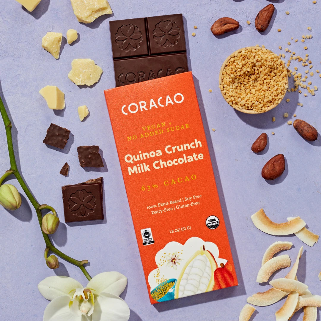 Quinoa Crunch Sugar Free Milk Chocolate