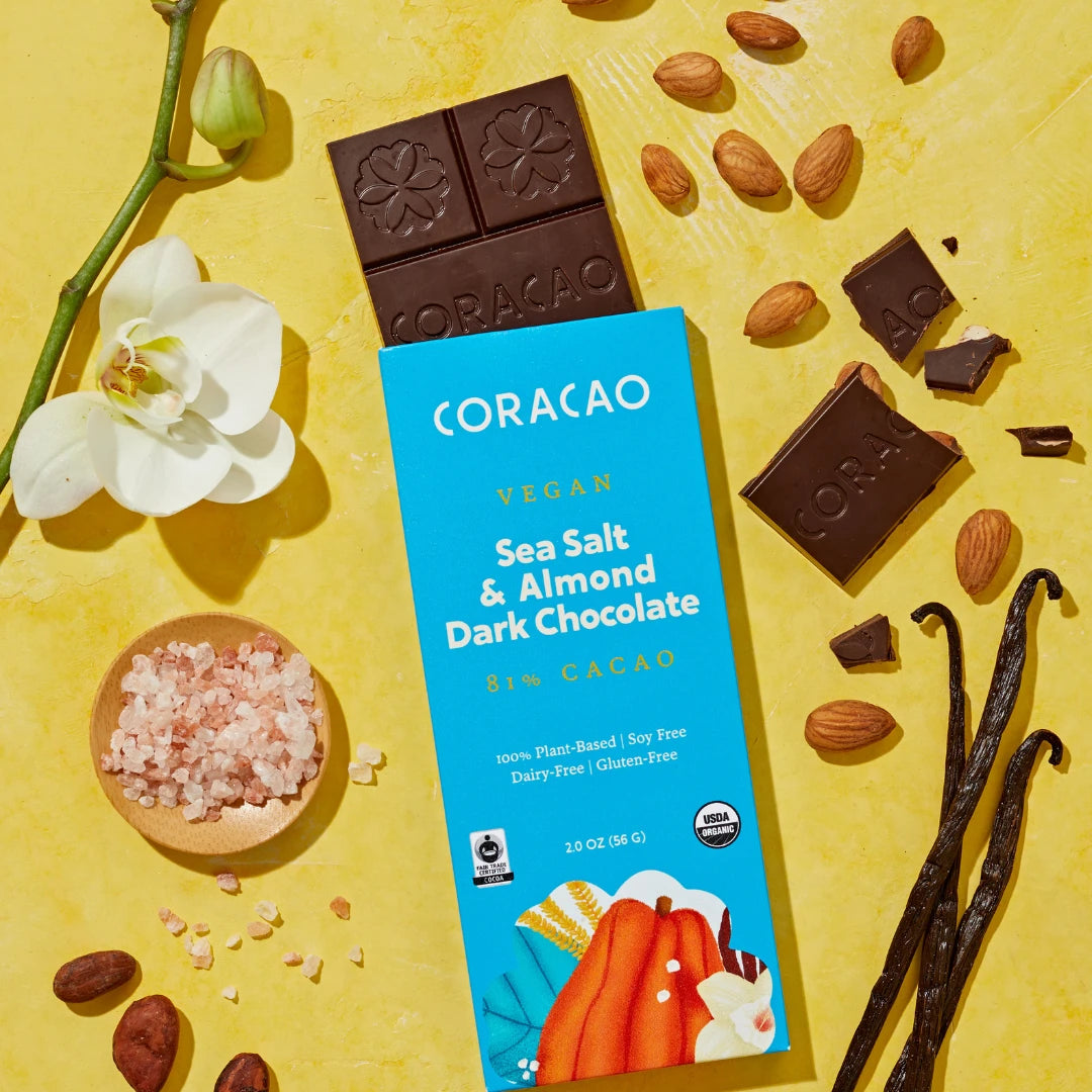 Sea Salt & Almond Vegan Chocolate 81%