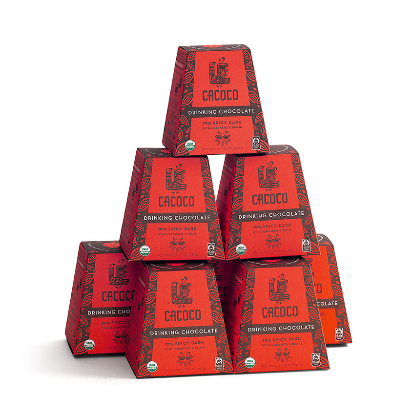 Spicy Dark Drinking Chocolate - 70%