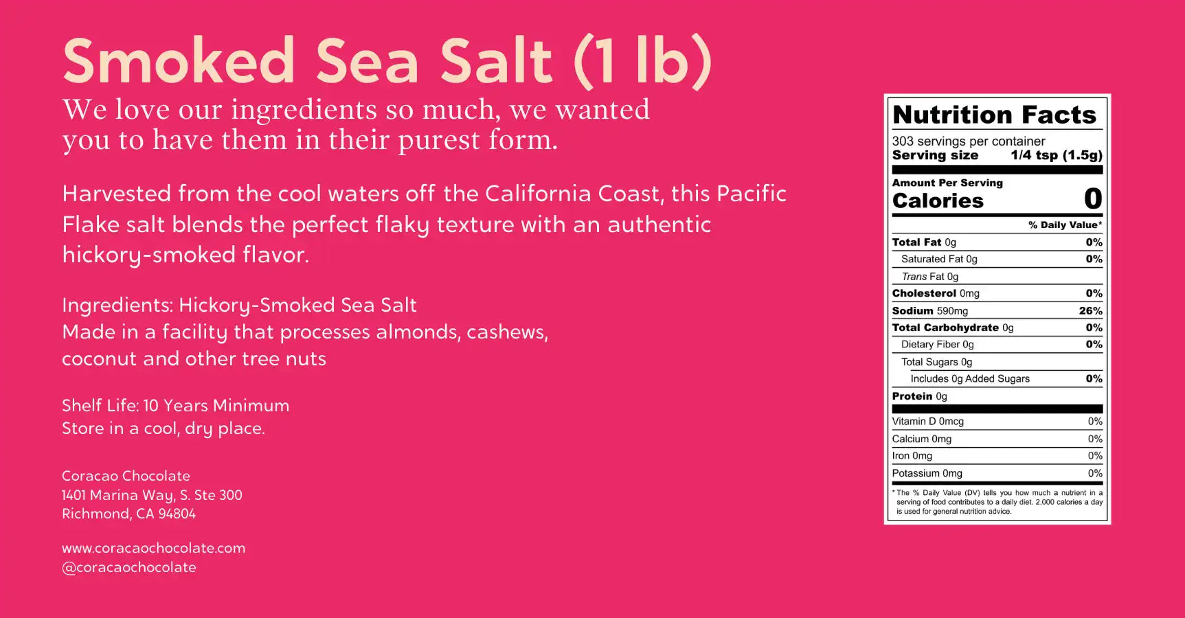 Smoked Sea Salt (1 lb)