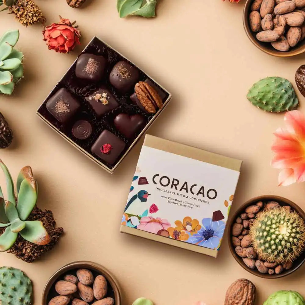 Sunshine & Cacao Truffle Box - Small (8pc)