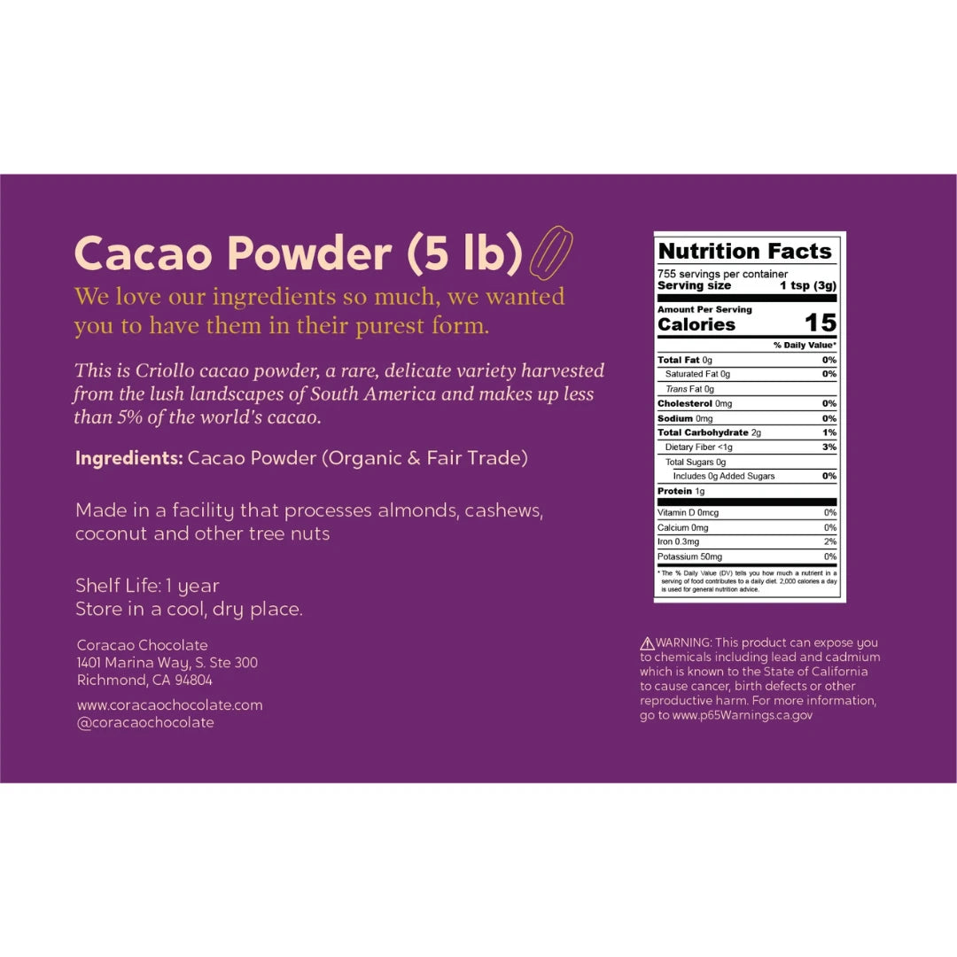 Organic Cacao Powder - Bulk