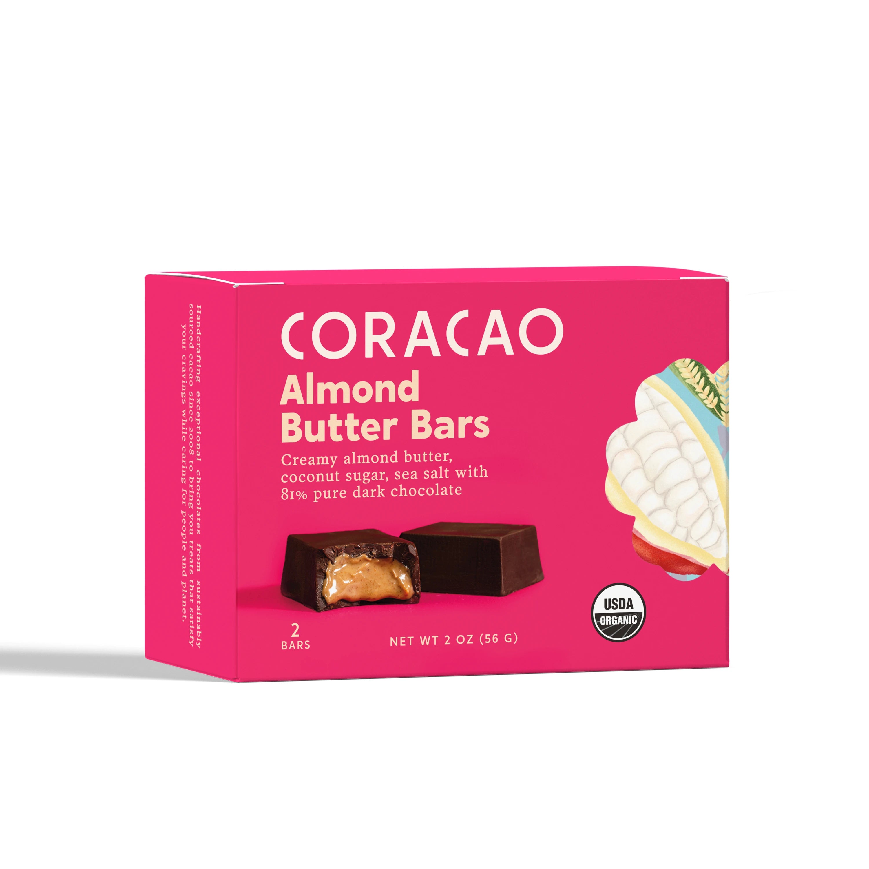 Almond Butter Chocolate Bar — vegan chocolate bar by Coracao Confections