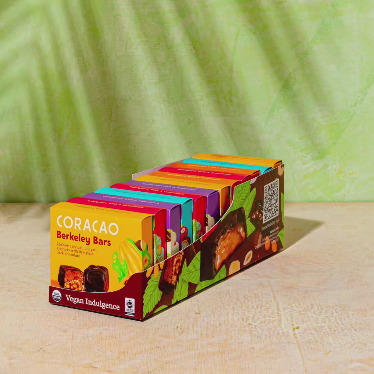 Vegan Chocolate Gift Pack (11 items), close-up video showcasing the product, by Coracao