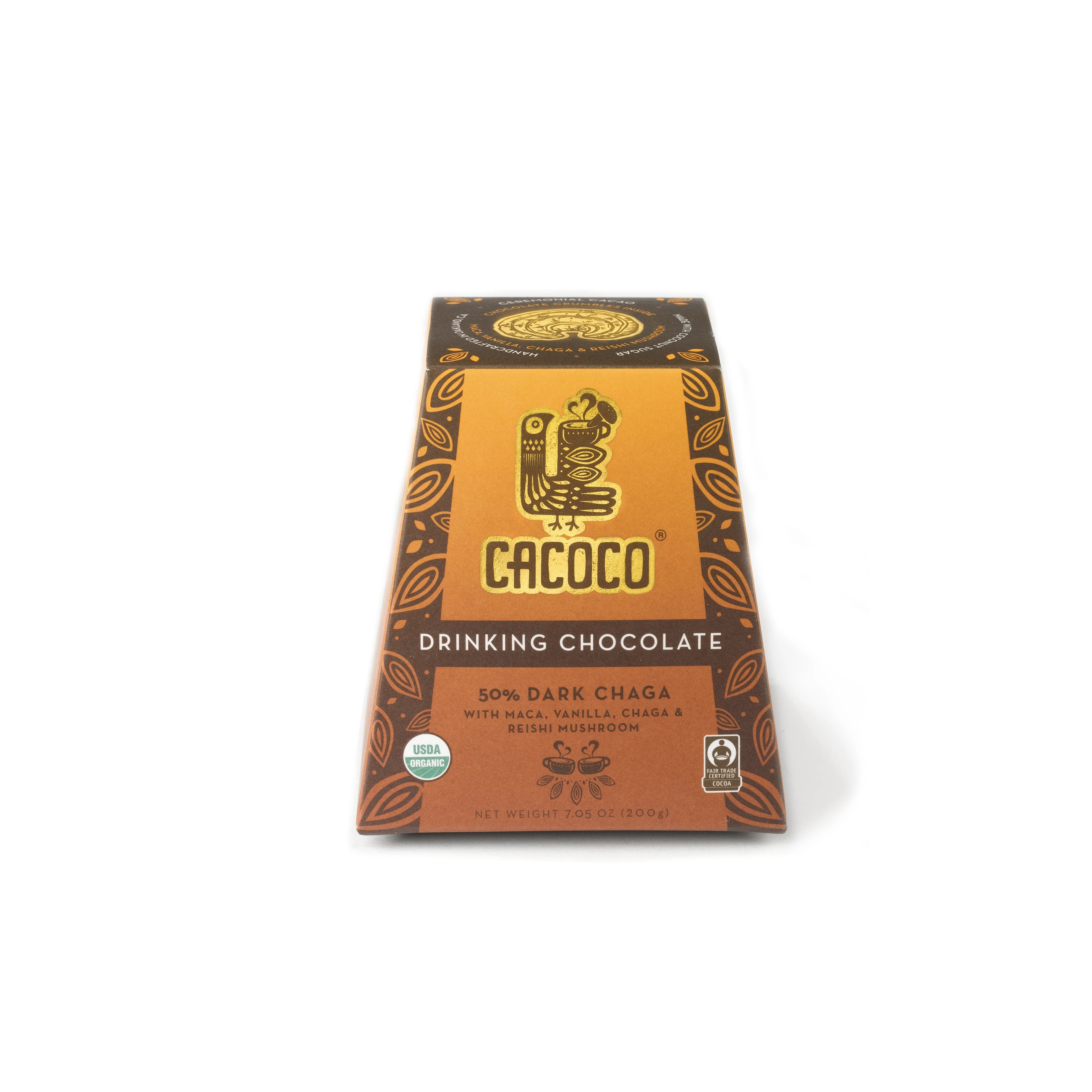 Chaga Mushroom Drinking Chocolate - 50% Dark