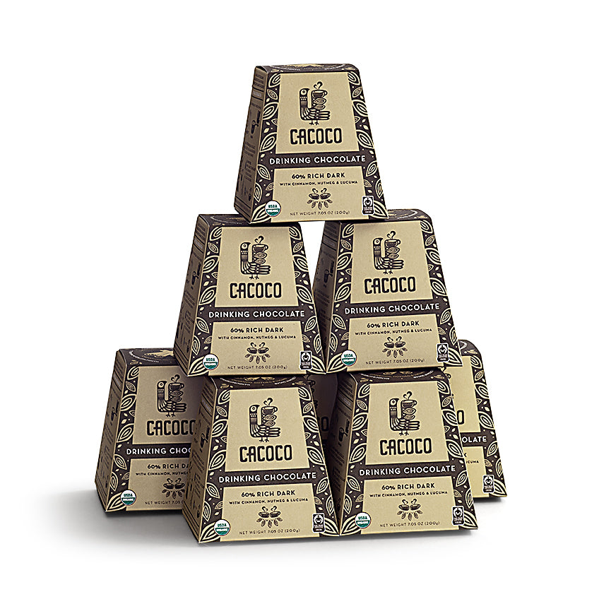 Rich Dark Drinking Chocolate - 60% (Case of 8)